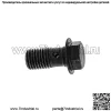 Болт-банджо Polaris Ranger, 10 мм x 1.25-6G, оригинальная деталь OEM 1910958, кол-во 1
