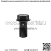 Болт-банджо Polaris Ranger, 10 мм x 1.25-6G, оригинальная деталь OEM 1910958, кол-во 1 - Image 2