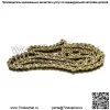 Золотая 530x150 О-образная приводная цепь мотоцикла 530 шаг 150 звеньев 8200# растяжение