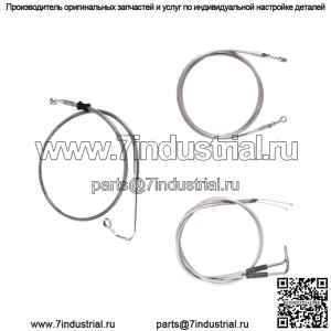 Комплект тросов и магистралей из нержавеющей стали 13" Apes 2011-2015 Harley Softail CVO models wABS (для: Harley-Davidson)