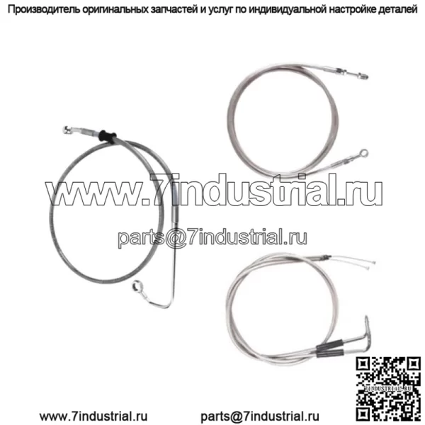 Комплект тросов и магистралей из нержавеющей стали 13" Apes 2011-2015 Harley Softail CVO models wABS (для: Harley-Davidson)