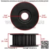 Шкив приводного ремня для John Deere GT225 GT235 GT235E GT245 LT170 SST16 AM129750 - Image 2