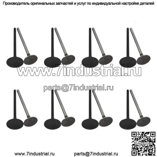 16X впускных и выпускных клапанов двигателя подходят для Aura GM ECOTEC DOHC 2.0L 2.2L 2.4L - Image 3