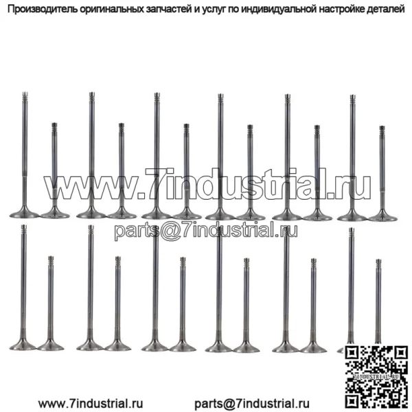 Впускные и выпускные клапаны двигателя подходят для VW R32 Touareg CC Passat AUDI Q7 3.2 3.6 V6