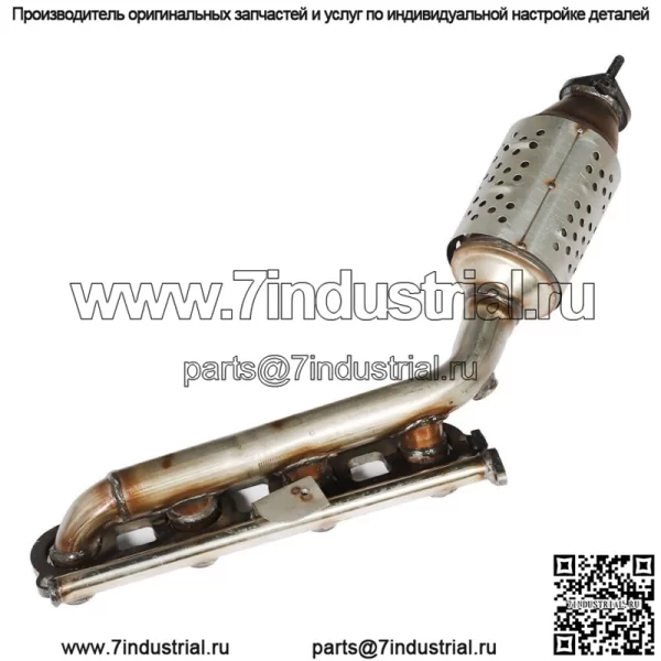 Выпускной коллектор с каталитическим нейтрализатором справа для Toyota Lexus 4.7 2005-2009 гг. - Image 3