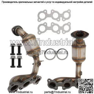 Для Toyota Sienna 3.3L FWD 2004-2006 гг. Передний и задний коллектор с каталитическим нейтрализатором