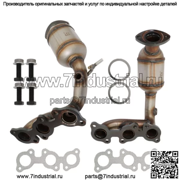 Для Toyota Sienna 3.3L FWD 2004-2006 гг. Передний и задний коллектор с каталитическим нейтрализатором - Image 2