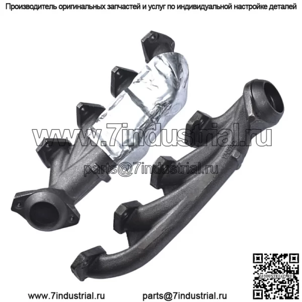 Комплект из 2 выпускных коллекторов для Ford F-150 2004-2010 / Expedition Navigator 05-12 - Image 4