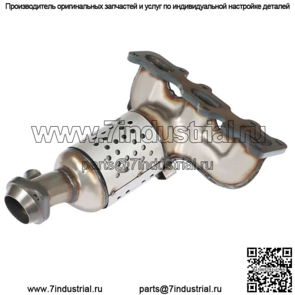 Правый выпускной коллектор каталитический нейтрализатор RH для Ford Lincoln 2013-2015 гг. - Image 2