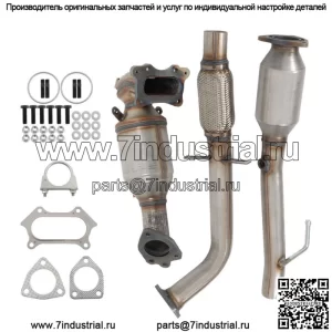 Для Honda Accord 2.4L 2013-2017 гг. Передний коллектор и задний каталитический нейтрализатор