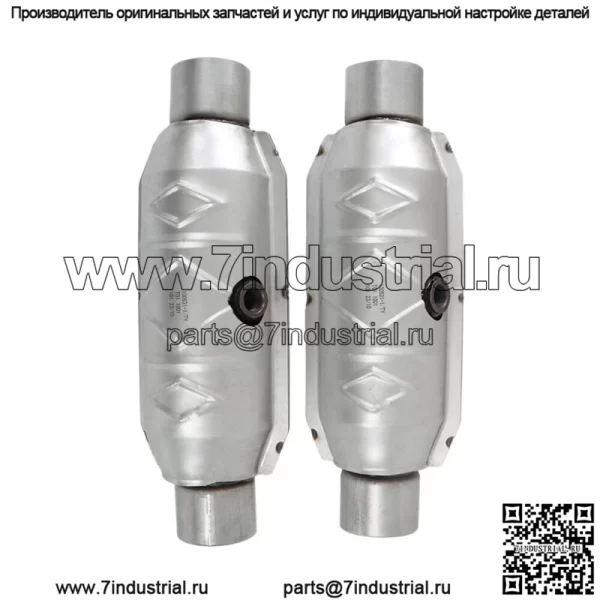 Для Ford F-150 5.4L 5.0L V8 2.5" Впускной/выпускной каталитический нейтрализатор и тепловой экран