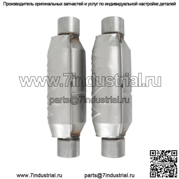 Для Ford F-150 5.4L 5.0L V8 2.5" Впускной/выпускной каталитический нейтрализатор и тепловой экран - Image 3