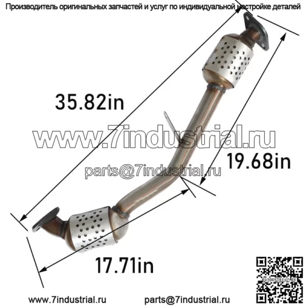 Для Subaru 00-05 Outback Legacy 02-05 Impreza 99-06 Forester каталитический нейтрализатор - Image 3