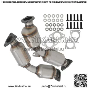 Для Infiniti G35 2007 2008 3.5L 2шт левый и правый боковой каталитический нейтрализатор