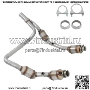 Для Jeep Wrangler JK 3.8L 2007-2009 гг. Передний каталитический нейтрализатор Y-образной трубы