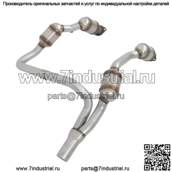 Для Jeep Wrangler JK 3.8L 2007-2009 гг. Передний каталитический нейтрализатор Y-образной трубы - Image 3