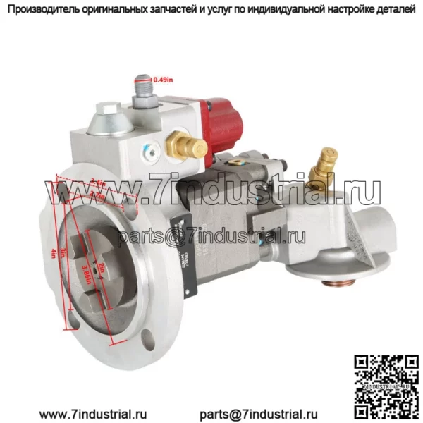 Топливный насос для двигателя Cummins N14, M11, QSM11 ISM11 с основанием - Image 4