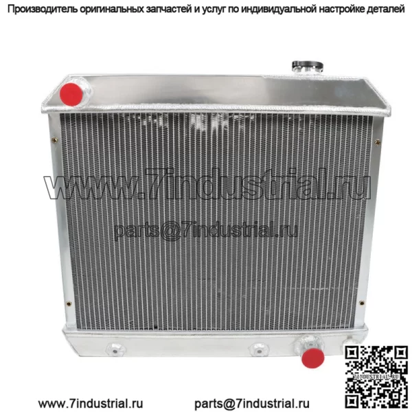 3-рядный алюминиевый радиатор для грузовика Chevy C10 C20 C30 K10 1963-1966 V8 CC284