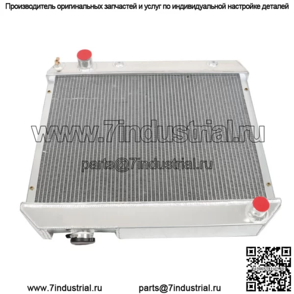 3-рядный алюминиевый радиатор для грузовика Chevy C10 C20 C30 K10 1963-1966 V8 CC284 - Image 5