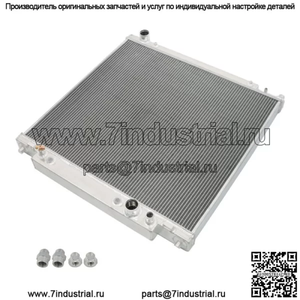 4-рядный радиатор для 1999-2005 2001 Ford F250 F350 F450 F550 Powerstroke 6.8L 7.3L