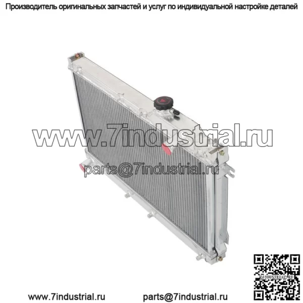 2-рядный полностью алюминиевый гоночный радиатор с болтовым креплением для Mazda Miata MX5 MT 1990-97 гг. - Image 3