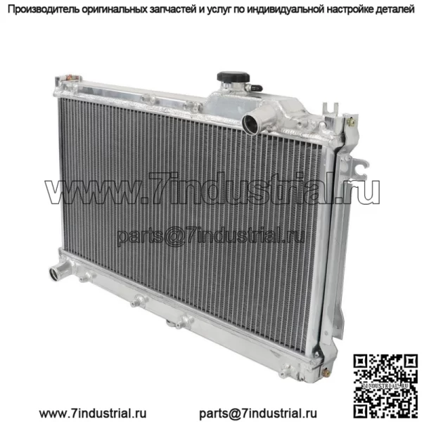 2-рядный полностью алюминиевый гоночный радиатор с болтовым креплением для Mazda Miata MX5 MT 1990-97 гг. - Image 4