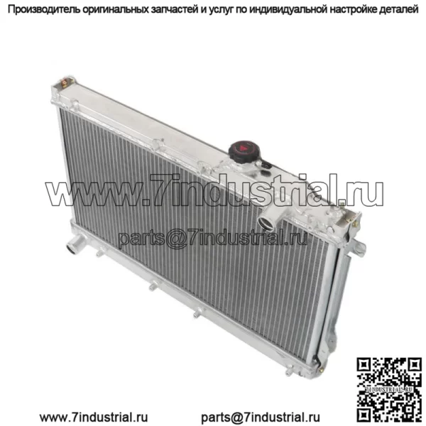 2-рядный полностью алюминиевый гоночный радиатор с болтовым креплением для Mazda Miata MX5 MT 1990-97 гг. - Image 5