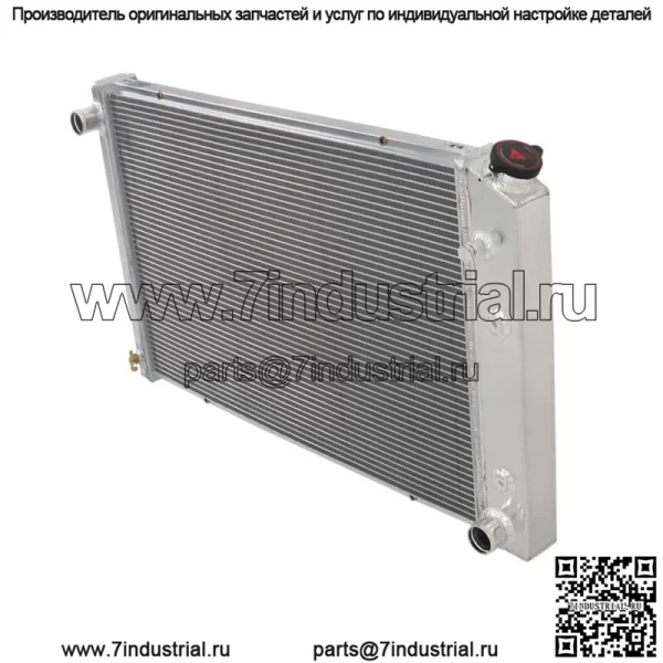 Для 73-87 Chevy Truck 73-1991 Blazer 19 x 28-1/4"-Core 3-ROW алюминиевый радиатор - Image 5