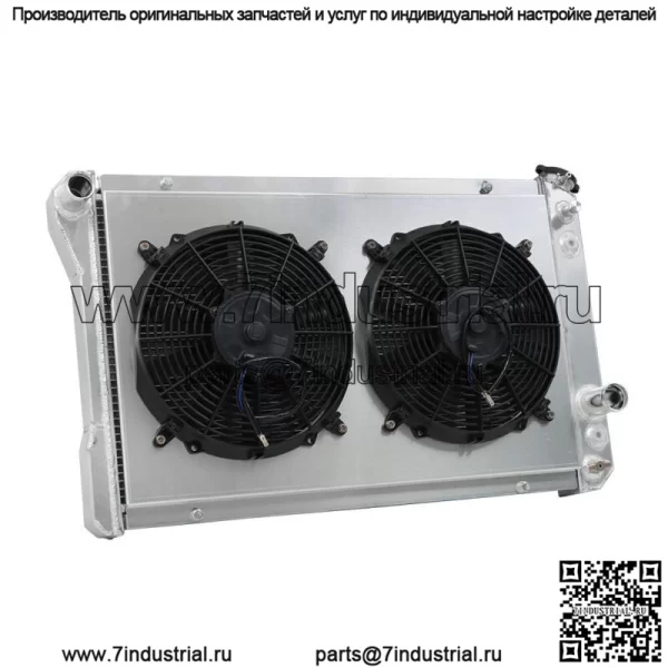 3-рядный радиатор + кожух вентилятора + комплект термостата для 82-92 Chevy Camaro Pontiac Firebird - Image 2