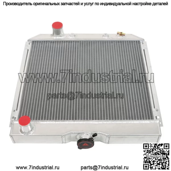Для 1963-1970 Fairlane Falcon Galaxie V8 полностью алюминиевый сердечник гоночный 3-рядный радиатор - Image 3