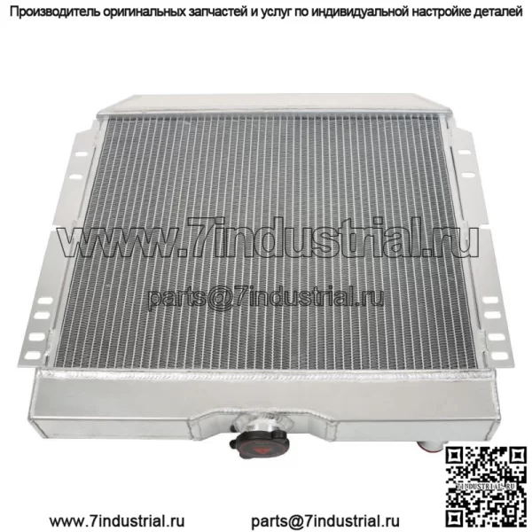 Для 1963-1970 Fairlane Falcon Galaxie V8 полностью алюминиевый сердечник гоночный 3-рядный радиатор - Image 4