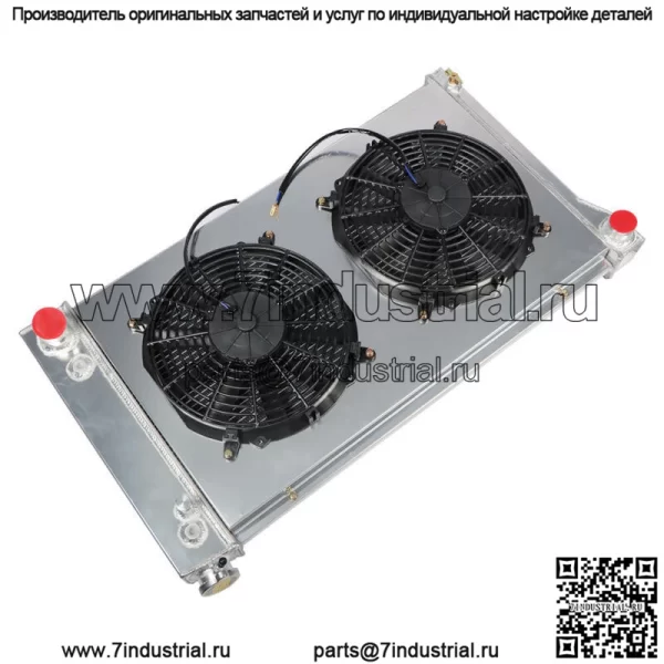 3-рядный радиатор + кожух вентилятора + реле для грузовика Chevy GMC C/K 10 20 30 1967 1968-1972 гг. - Image 3