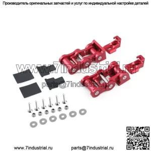 07-17 Wrangler JK замок капота #красный