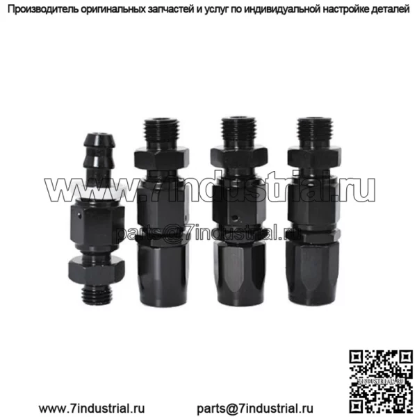 Регулируемый комплект регулятора давления топлива 100psi манометр AN6 фитинг черный универсальный - Image 3