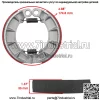 Передние и задние тормозные колодки для Honda VT750C VT750C2 Shadow Ace750 98-02 - Image 2