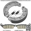 Передние и задние тормозные колодки для Honda VT750C VT750C2 Shadow Ace750 98-02 - Image 4