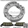 Передние тормозные колодки и задние тормозные колодки для Honda CB750 Nighthawk 750 1991-2003 - Image 4