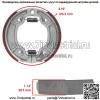 Передние тормозные колодки и задние тормозные колодки для Yamaha XV250 V-Star 250 2008-2020 - Image 2