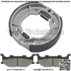 Передние тормозные колодки и задние тормозные колодки для Yamaha XV250 V-Star 250 2008-2020 - Image 4