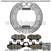 Передние тормозные колодки и задние колодки для Kawasaki KLF400 Bayou 400 4X4 1993-1999