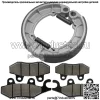 Передние тормозные колодки и задние колодки для Kawasaki KLF400 Bayou 400 4X4 1993-1999 - Image 5