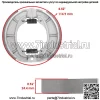 Передние тормозные колодки и задние колодки для Suzuki AH80 1992, AN125HK 2006 2007 2008 - Image 2