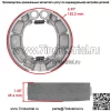 Передние тормозные колодки и задние тормозные колодки для Honda VT600 Shadow 600 1993-2000 - Image 2