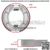 для Honda VT125C Shadow 1999-2008 Передние тормозные колодки и задние тормозные колодки - Image 2