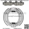 Передние и задние тормозные колодки для Honda Spacy 100 Scr100Wh 02 03 04 05 06 07