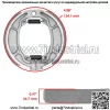 Передние и задние тормозные колодки для Honda Spacy 100 Scr100Wh 02 03 04 05 06 07 - Image 2