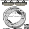 Передние и задние тормозные колодки для Honda Spacy 100 Scr100Wh 02 03 04 05 06 07 - Image 4