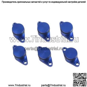 Ремонтный комплект вихревой заслонки дизельного двигателя BMW 22 мм, 6 шт., без кожаного кольца #синий