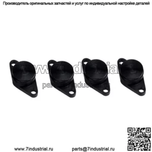 Ремонтный комплект вихревой заслонки дизельного двигателя BMW 22 мм, 4 шт., без кожаного кольца #черный