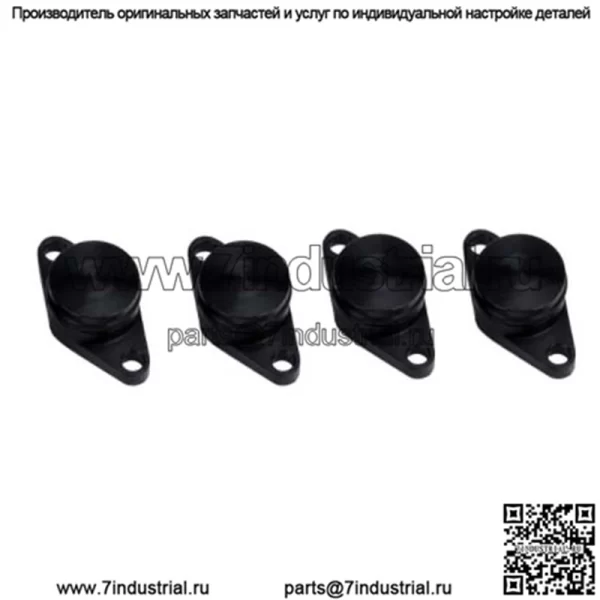 Ремонтный комплект вихревой заслонки дизельного двигателя BMW 22 мм, 4 шт., без кожаного кольца #черный